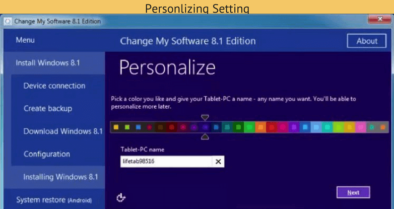 change my software windows 10