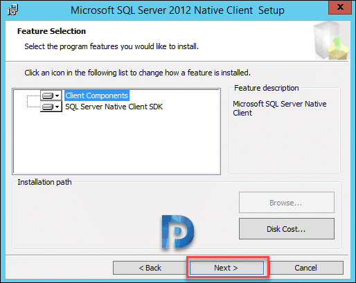 microsoft sql server 2012 native client